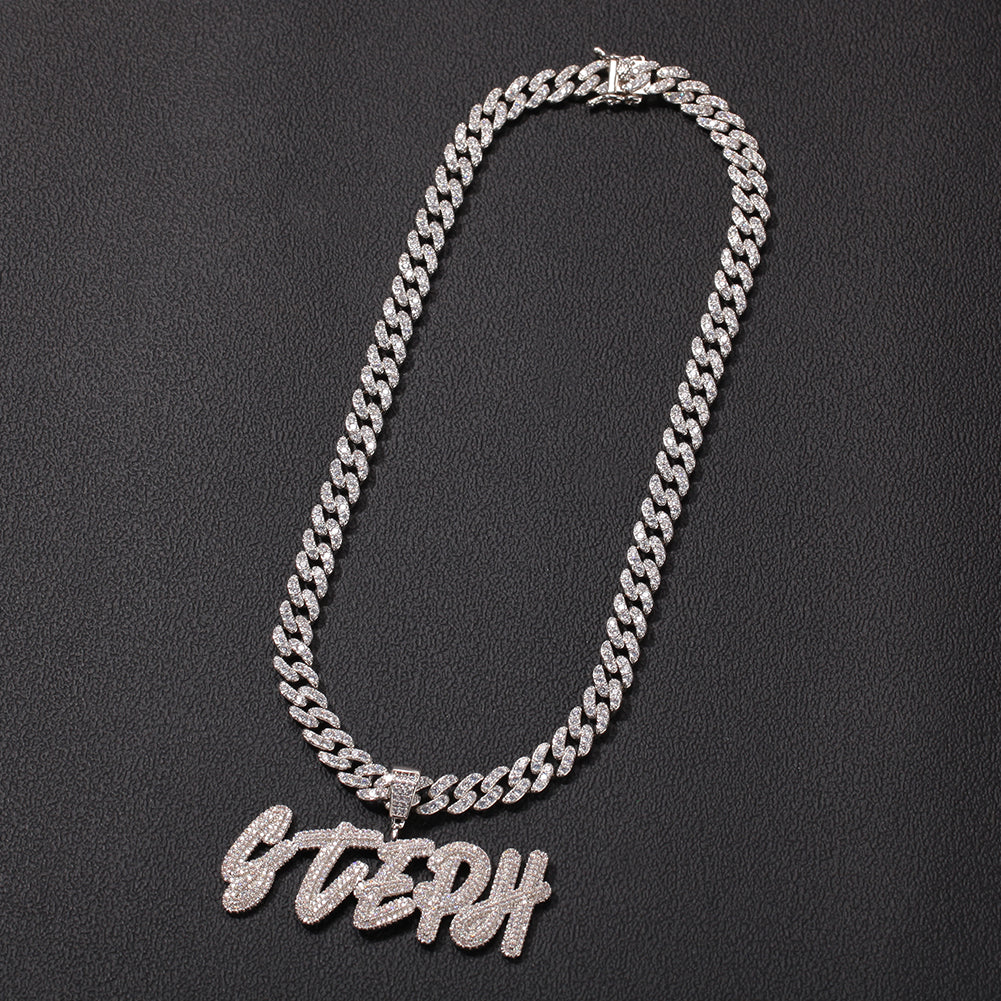 Dark Cuban Link Chain with Names