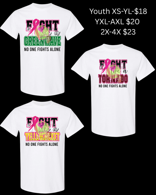 Fight Like..Mascot Breast Cancer tee