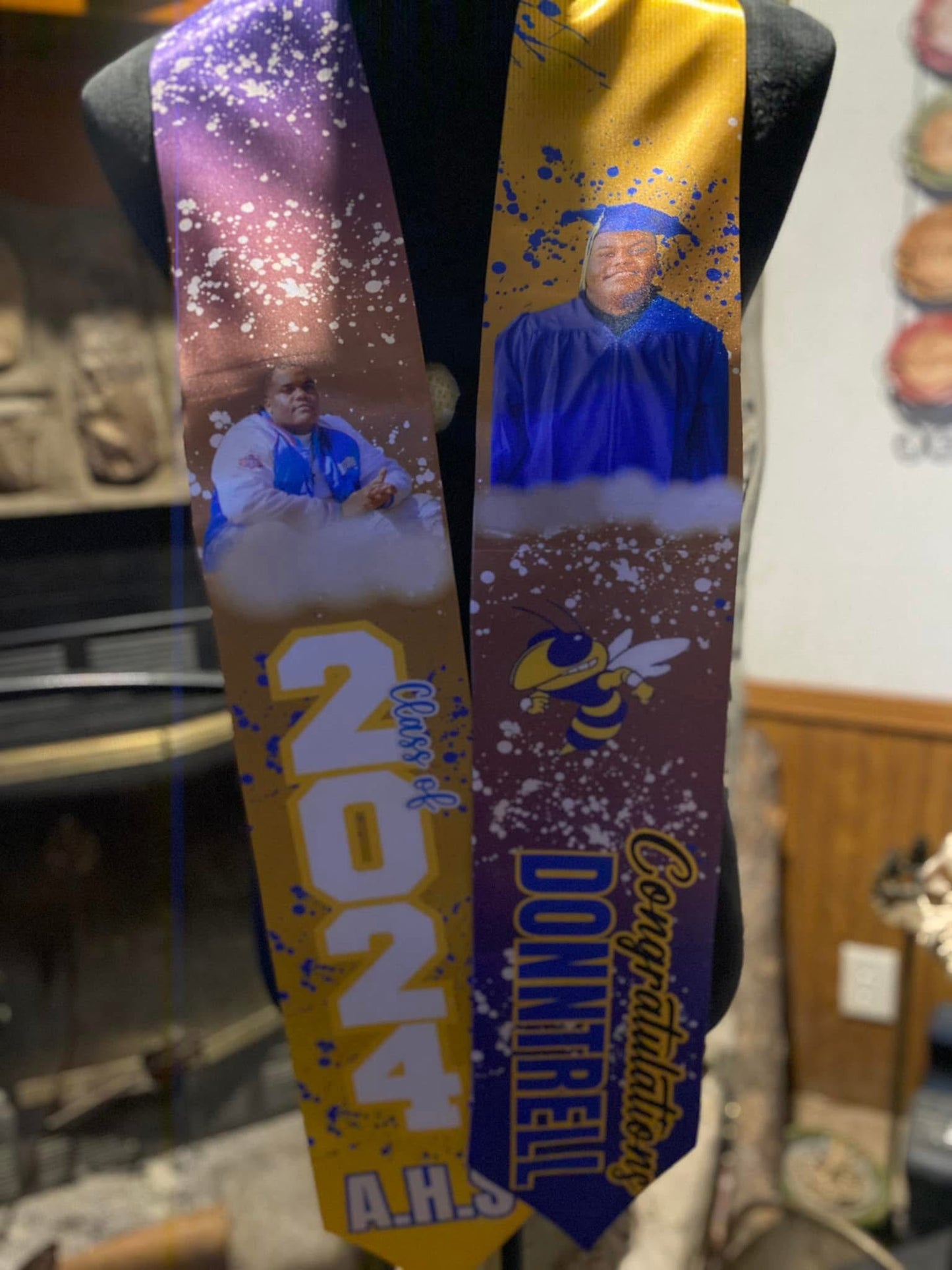 Custom Grad Stole
