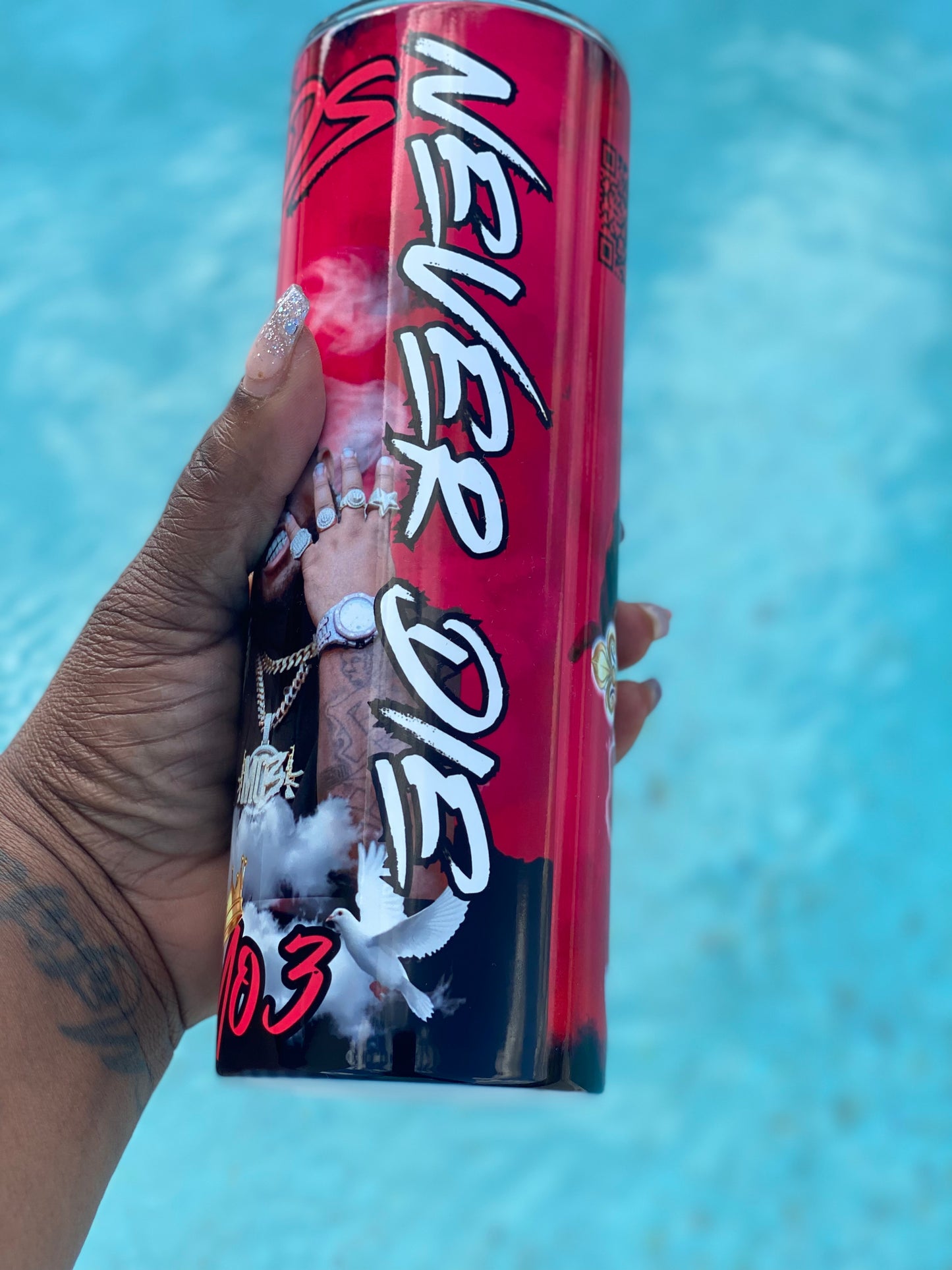 Legends Never Die MO3 tumbler