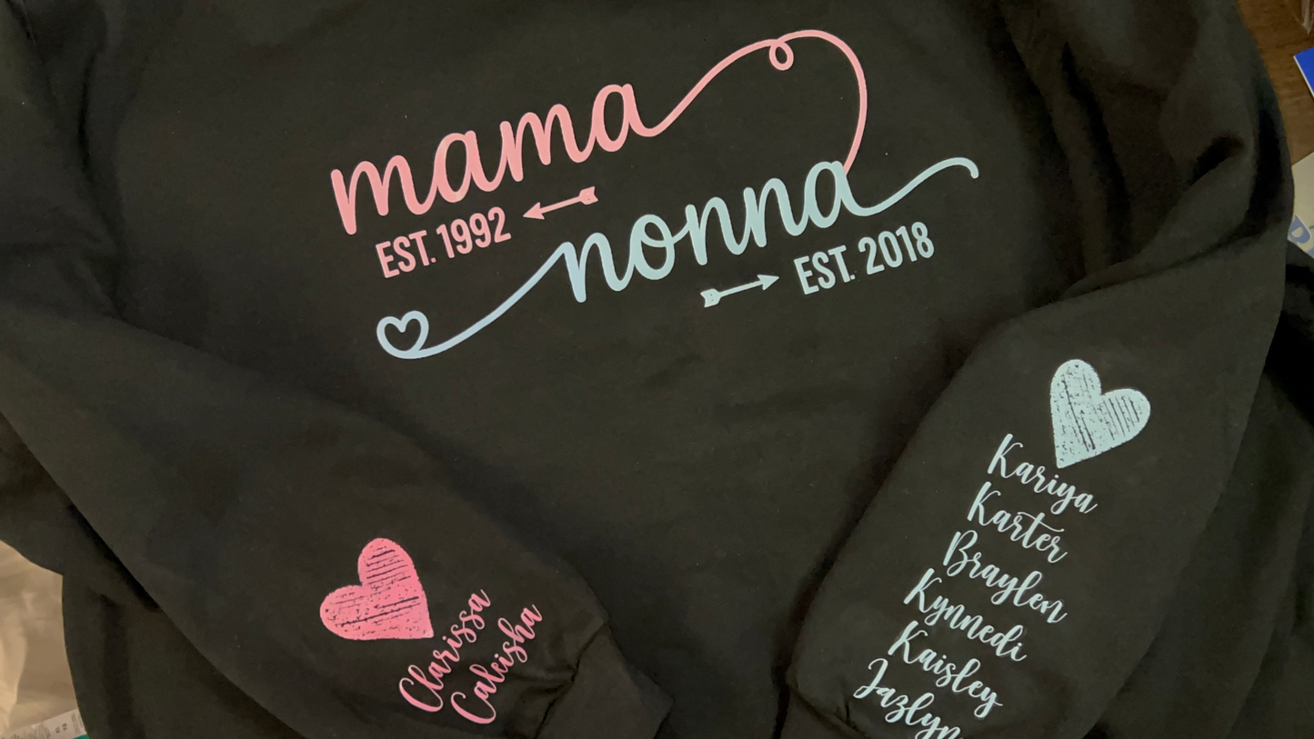 Mama/Zodiac Sweatshirt