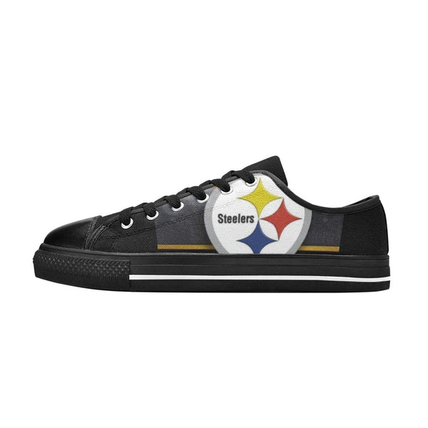 Steelers Low Tops Men's Classic Canvas Shoes