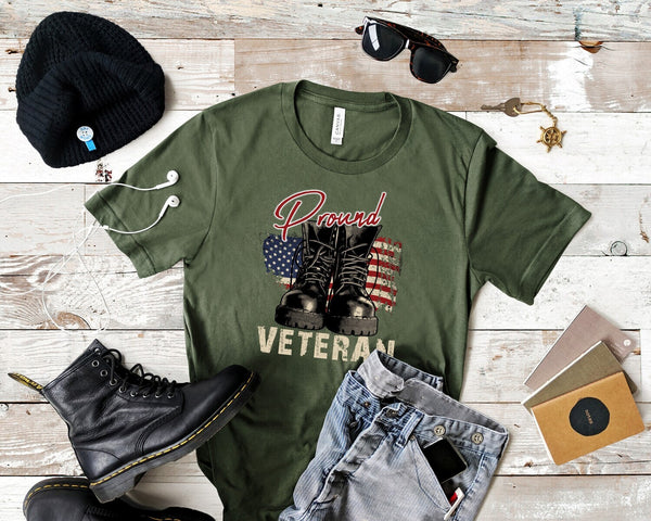 Proud Veteran tee