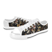 White low top Saint Canvas Shoes Women's Classic Canvas Shoes