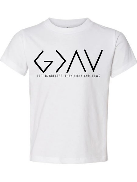 God is Greater Than Highs And Lows tee