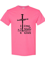 1 Cross+ 3 Nails tee