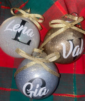 Ornaments with bows/ribbon