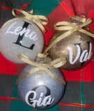 Ornaments with bows/ribbon