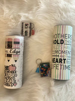 Tumbler/keychain combo