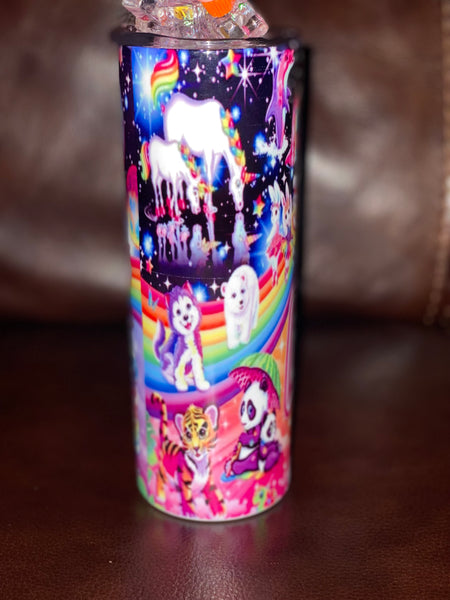 Lisa Frank tumbler