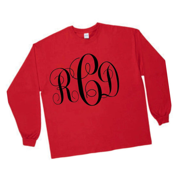 Long Sleeved Monogram Shirt