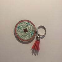 Customized Logo Scan Me keychain